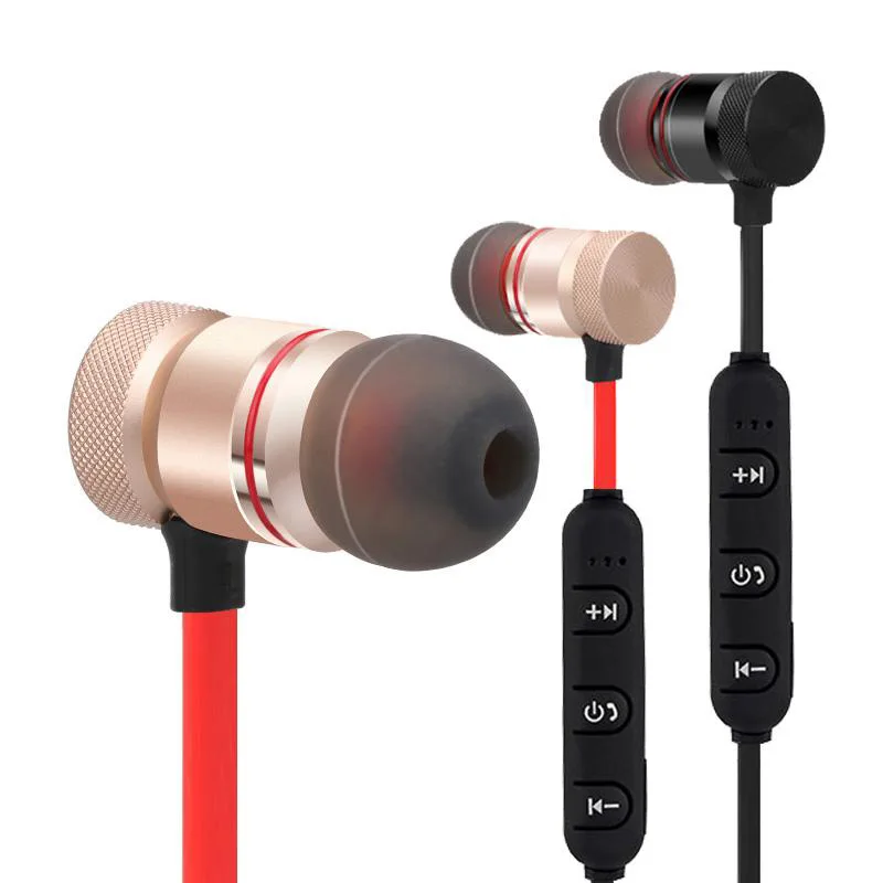Беспроводные наушники вкладыши Bluetooth BT4.1 20 шт./лот стерео с микрофоном для звонков