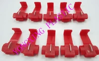 25 pieceslot nylon quick splice terminal 22 18 awg red color opp bag terminal block wire connector