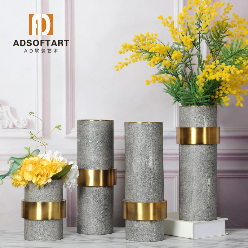 Home Decoration Dried Flower Vase Modern Minimalist Living Room Coffee Table Creative Restaurant | Дом и сад