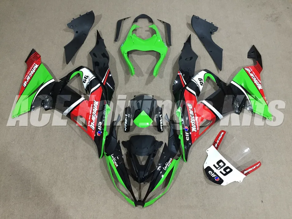 

New ABS fairing set Fit for Kawasaki ZX6R 2013 2014 2015 2016 2017 motorcycle fairings ZX-6R Ninja 636 599 bodywork red green