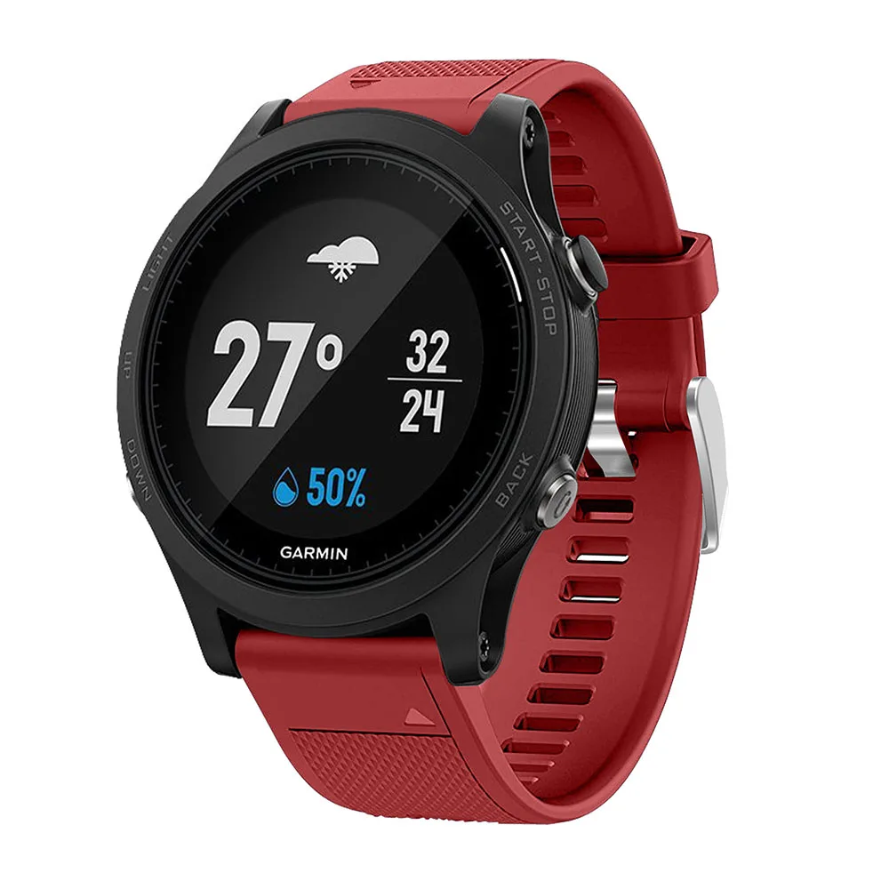 12 цветов мягкий силиконовый сменный Браслет ремешок для часов Ремешок Garmin Fenix 5