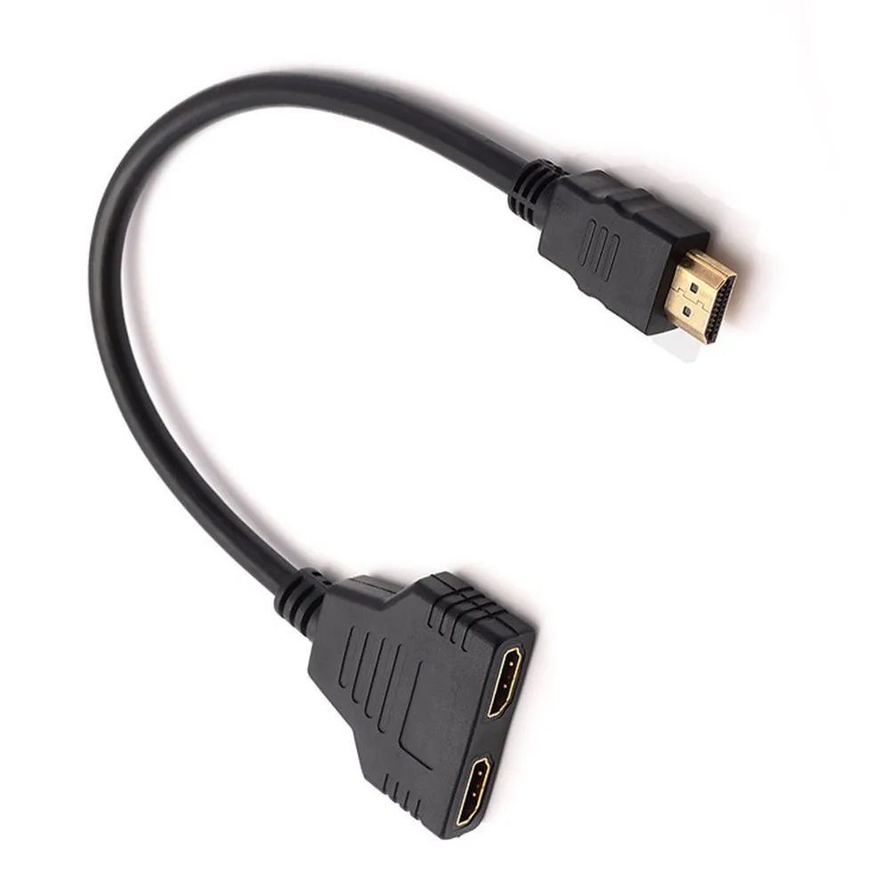 Разветвитель переходник HDMI 2 с двумя портами 1080P v1.4|Кабели HDMI| |