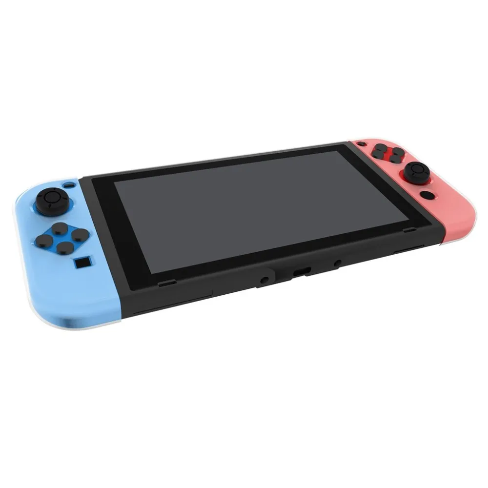 Nintendo Switch маленькая ручка ТПУ чехол прозрачный мягкий термополиуретановый для