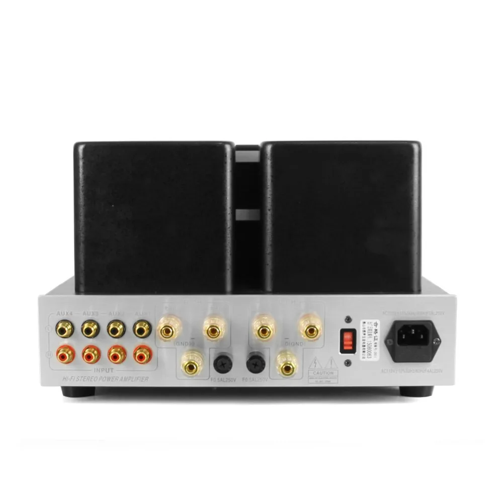 MS-30L YAQIN EL34 Интегрированный push pull Ламповый Усилитель HI-FI с Выход на Наушники Пульт