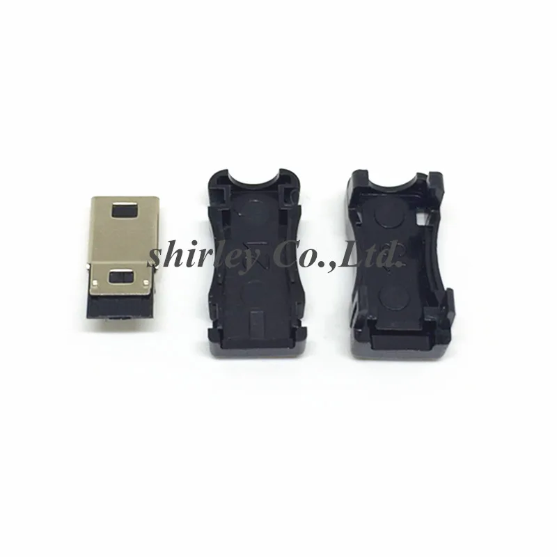10 шт. сделай сам Micro USB 5 P 5-контактный T-порт Штекерный разъем комплект коннекторов