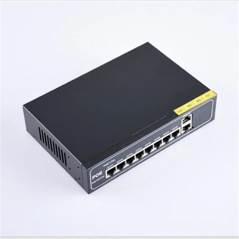 ANDDEAR-BO7 48v 8 port gigabit unmanaged poe switch 8*10/100  mbps POE poort; 2*10/100/1000  mbps UP Link poort;  NVR poort