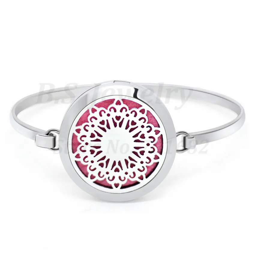 30mm Stainless Steel dolphin bangle Aromatherapy Locket Diffuser Bracelet Perfume (10pcs free Pads) | Украшения и аксессуары