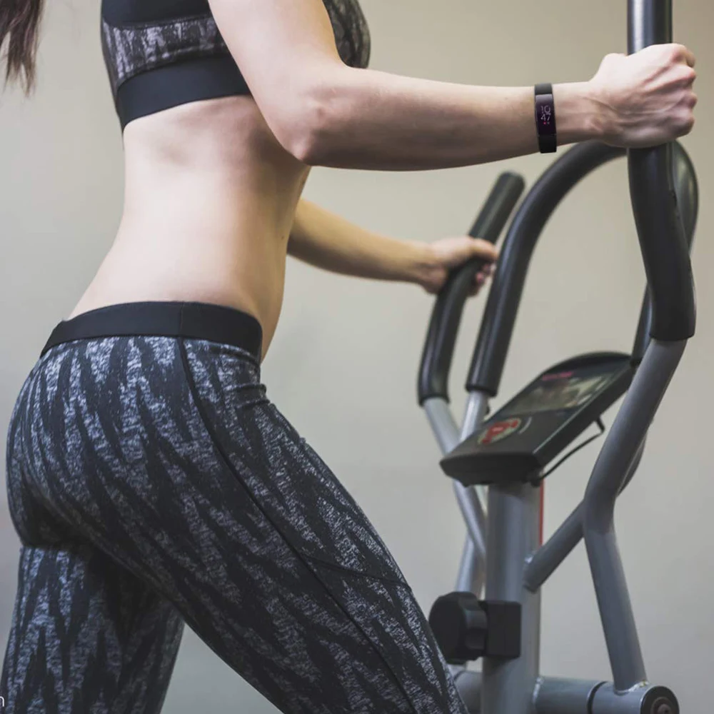2019 черный ремешок для фитнес браслета Fitbit Inspire HR смарт часов / HR|Смарт-аксессуары| |