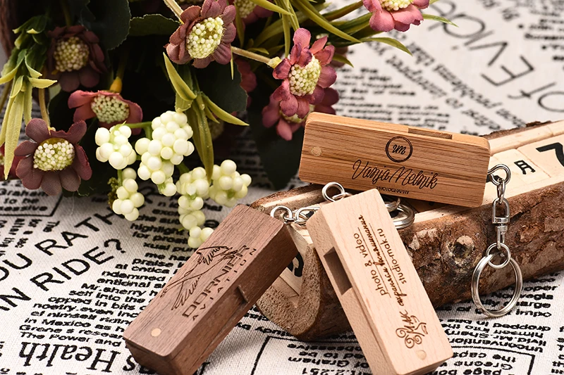 SHANDIAN USB 3,0 логотип персональный деревянный USB флеш-накопитель креативный подарок заказной логотип дерево u диск Флешка 4G 8GB 16GB 32GB