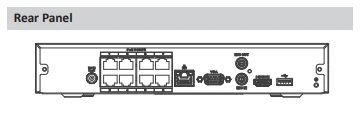 Английский Dahua 4K 8CH NVR 16CH NVR рекордер H.265 8 PoE портов макс 80 Мбит/с NVR4108HS-8P-4KS2 NVR4116HS-8P-4KS2 для ip-камер
