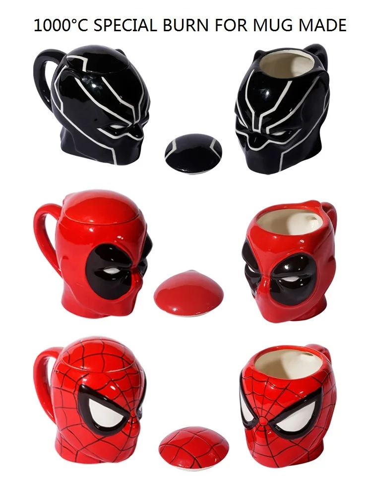 ULKNN креативные Звездные войны керамическая кружка Дэдпул Черная пантера Человек