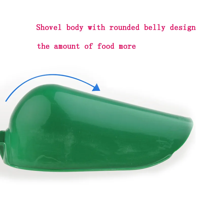 Прочный утолщенный Пластик ведро Кормление корма лопатой совок RSS устойчивы к