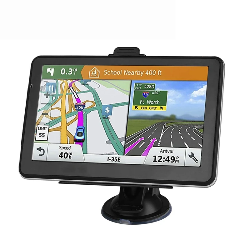 Автомобильный Gps навигатор 7 дюймов Android четырехъядерный 256-8 Гб Конвертация