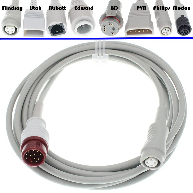 Используется для 12pin Mindray PM6000 6800 T5 T8 Abbott uth Edward BD PVB IBP HP преобразователь давления