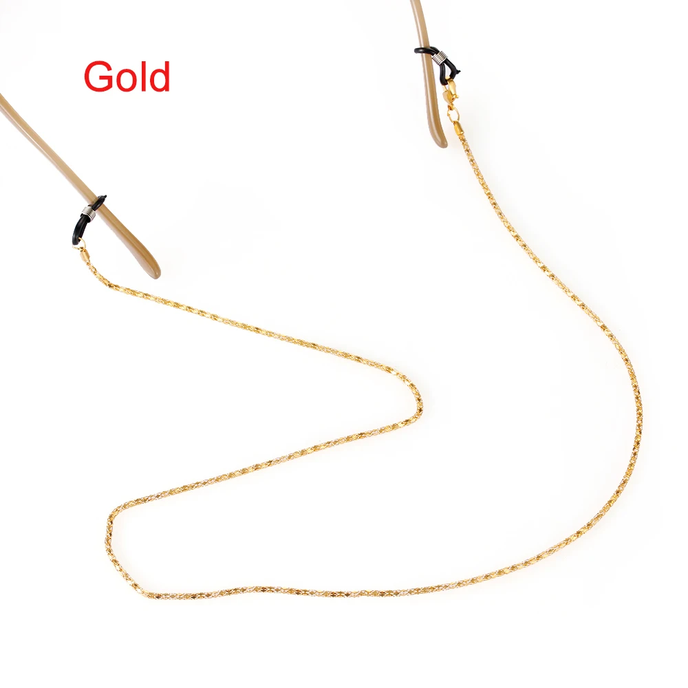 Style3-Gold Очки цепочка для очков очки винтажная цепочка держатель шнур ремешок ожерелье очки аксессуары 70 см - Цвет: Style3-Gold
