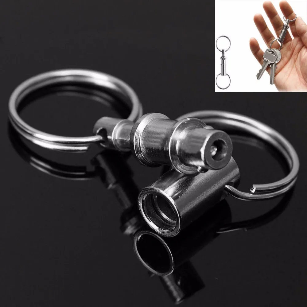 1 шт. брелок для ключей из нержавеющей стали 8 5 2 см|quick release keychain|key ring detachablekey |