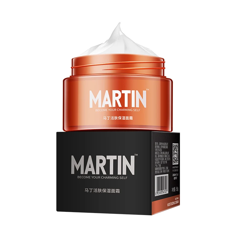 Martin 50 г мужской антивозрастной крем с гиалуроновой кислотой увлажняющий для лица