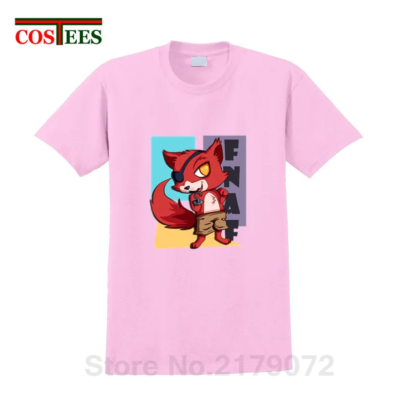 Мужские футболки Foxy FNAF Freddy новая летняя футболка в стиле хип хоп плюшевая с