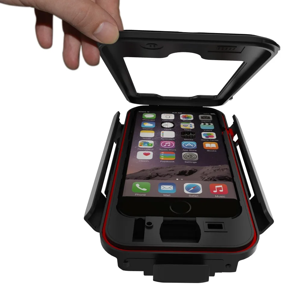 

Waterproof Motorcycle Phone Holder Phone Stand Support for iPhoneX 8 7 5s 6s Bicycle GPS Holder Phone Bag Support Telephone Moto