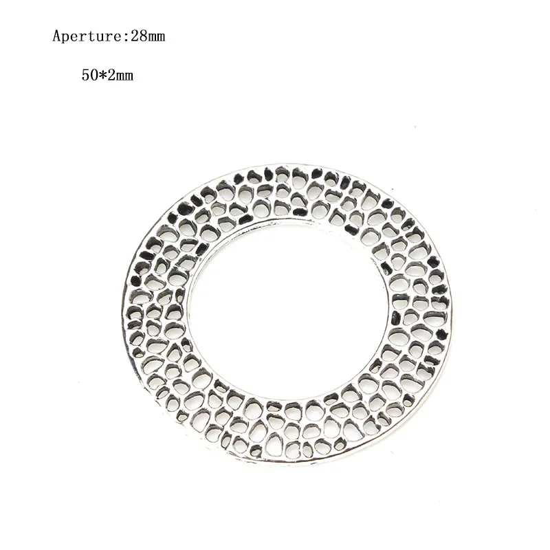

5pcs/lot Jewelry Metal Spaced Connector Split Ring Jewelry Accessories Connectors For Jewelry Handmade Components EY1667