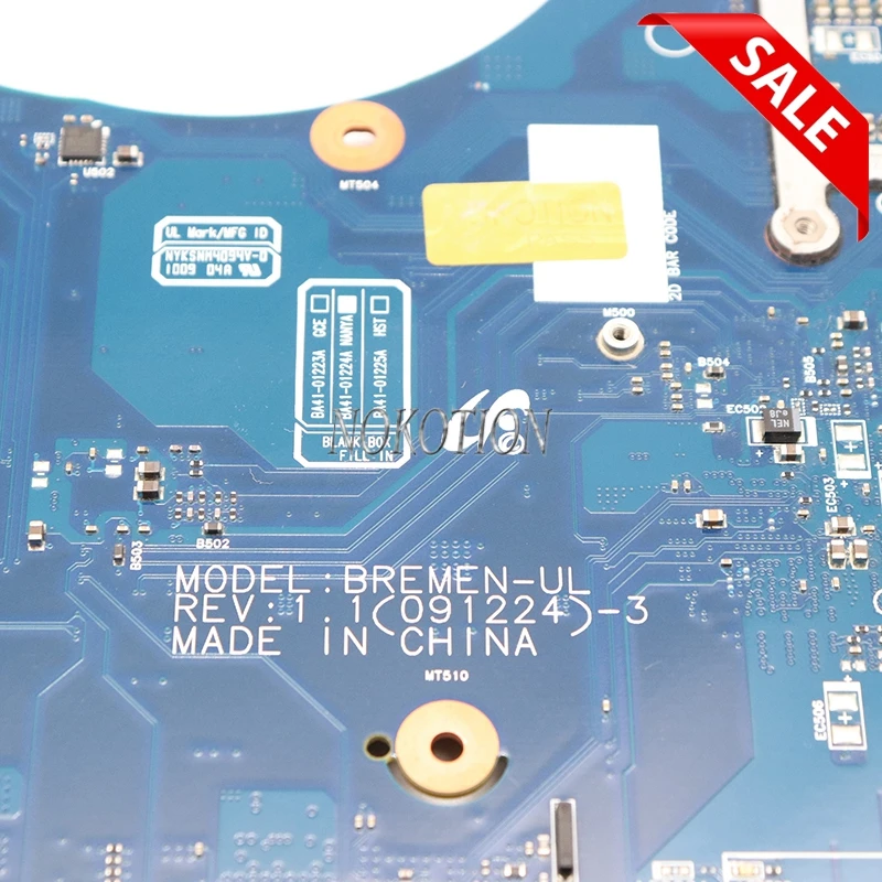 NOKOTION для Samsung NP R530 материнская плата ноутбука DDR3 свободный ЦПУ BA92 06336A 06336B BA41