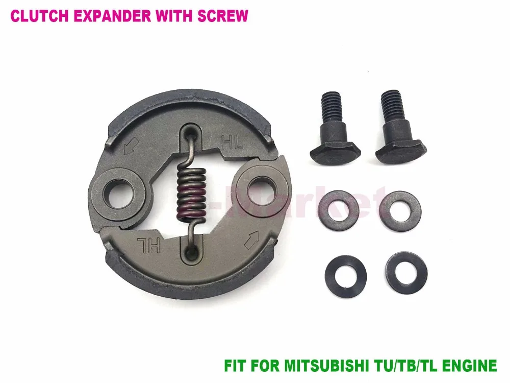 Клатч с винтовым зажимом для MITSUBISHI TL33 43 52 TU33 TB33 двигатель кустореза. Триммер