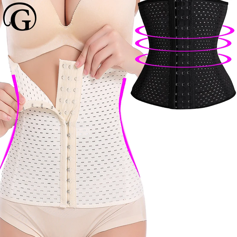 

Women Shaper Sweat Belt Slimming Abdominal Girdle 6XL Waist Cinchers Breathable Body Trainer Tummy Trimmer Wrap