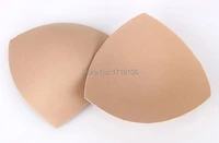 triangle cups bikini bra pad chest push up insert 100pair200pcs foam pads for swimsuit padding accessories beige white