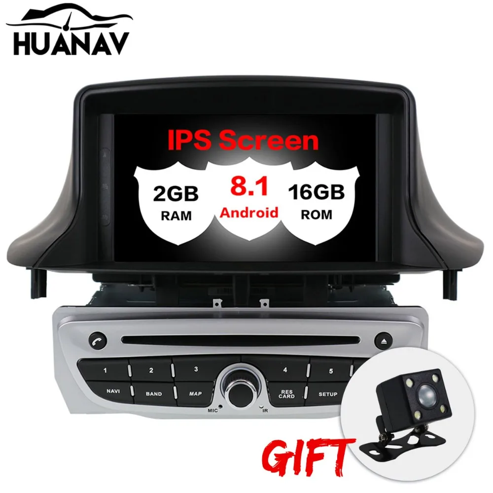 Android 8 1 экран Мультимедиа автомобильный CD DVD плеер GPS навигация для Renault Megane 3 Fluence