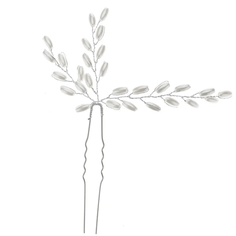 2 шт./лот новый элегантный гребень для волос ручной работы с бусинами простой