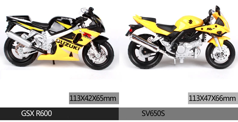 Maisto 1:18 масштаб мотоцикл игрушки сплав мотоцикла GSX R750 RMZ250 GSX R600 Коллекционная модель украшения подарки для мальчиков
