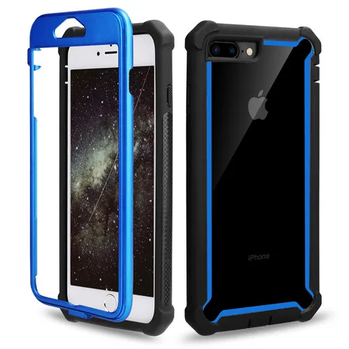 Blue Phone Case Высококачественный прозрачный чехол для телефона для coque iPhone XS Max XR X 6S 7 8 Plus, Гибридный Прочный противоударный защитный чехол для Doom, чехол s - Цвет: Blue Phone Case