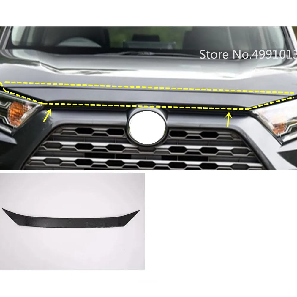 

2 шт., решетка из углеродного волокна для Toyota Rav4 2019 2020 2021