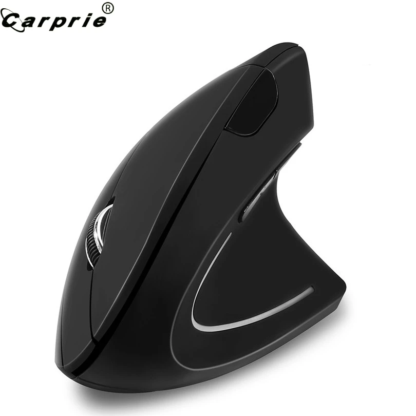 CARPRIE 1 шт. 2 4G Беспроводная вертикальная здоровая мышь 6 клавиш 2400 точек/дюйм ABS