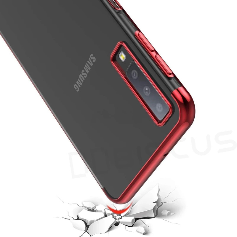 Ультратонкий чехол из ТПУ для Samsung A7 2018 6 0 мягкий силиконовый Galaxy накладка A730F A 7