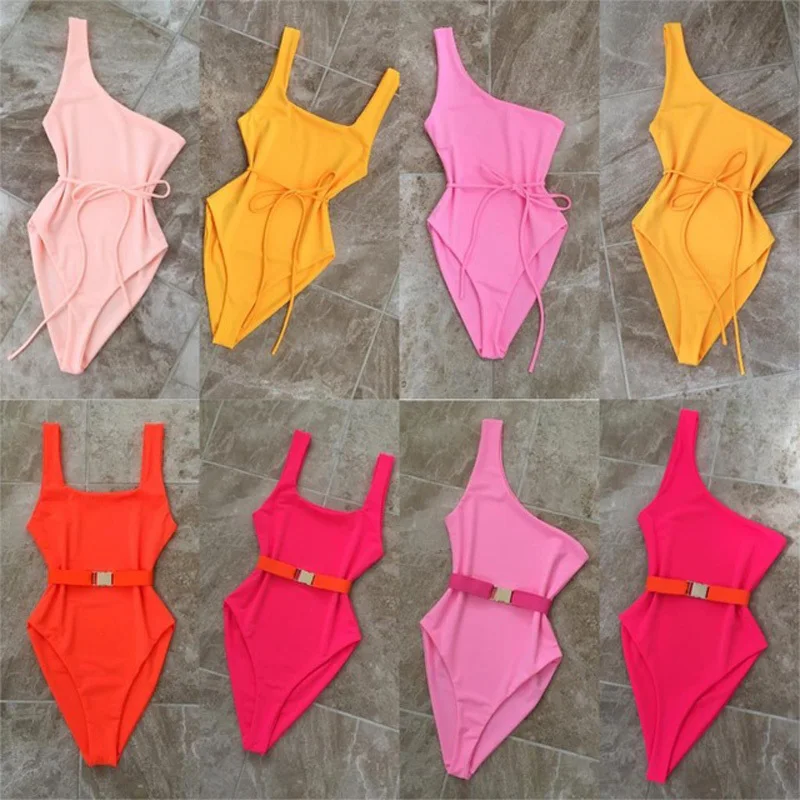 Популярный купальник Женский монокини с пуш ап одежда для плавания на бретельках