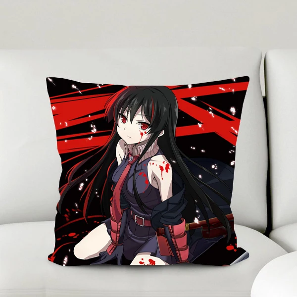 Akame Ga Kill! Аниме 45*45 см квадратная Подушка Чехол s #40133|pillow case|square pillow caseakame ga |