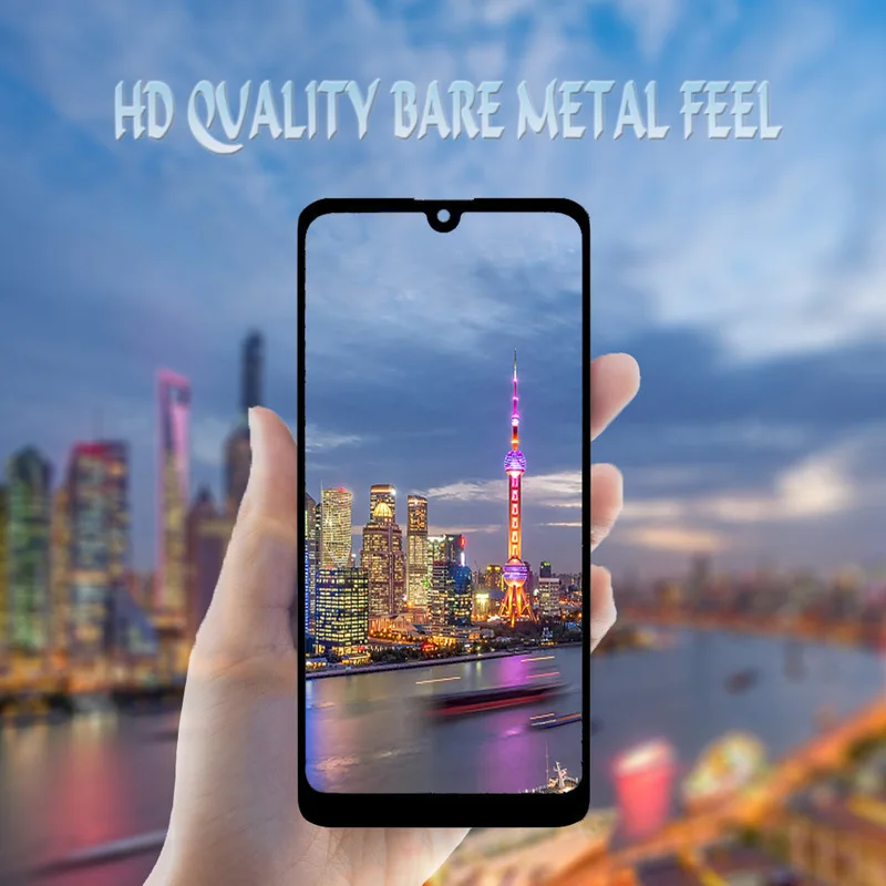 10 шт/партия 3D полный Клей закаленное стекло для LG Q60 полное покрытие 9 H защитная