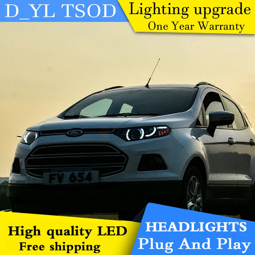 Стайлинга автомобилей головной светильник s для Ford Ecosport 2013 2015 светодиодный
