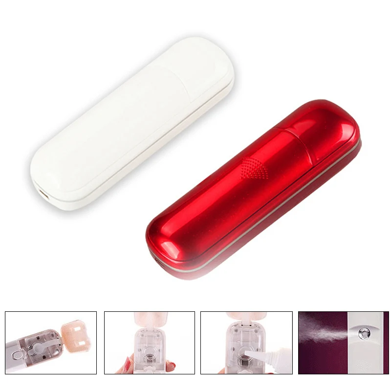 USB портативный ультразвуковой распылитель паровой аппарат для лица нано спрей