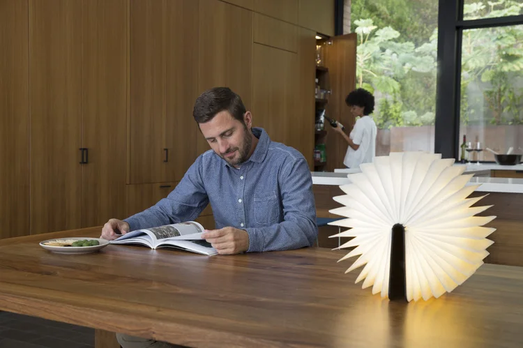 Excelvan деревянная складная светодиодная Ночная книжная лампа и Складная USB