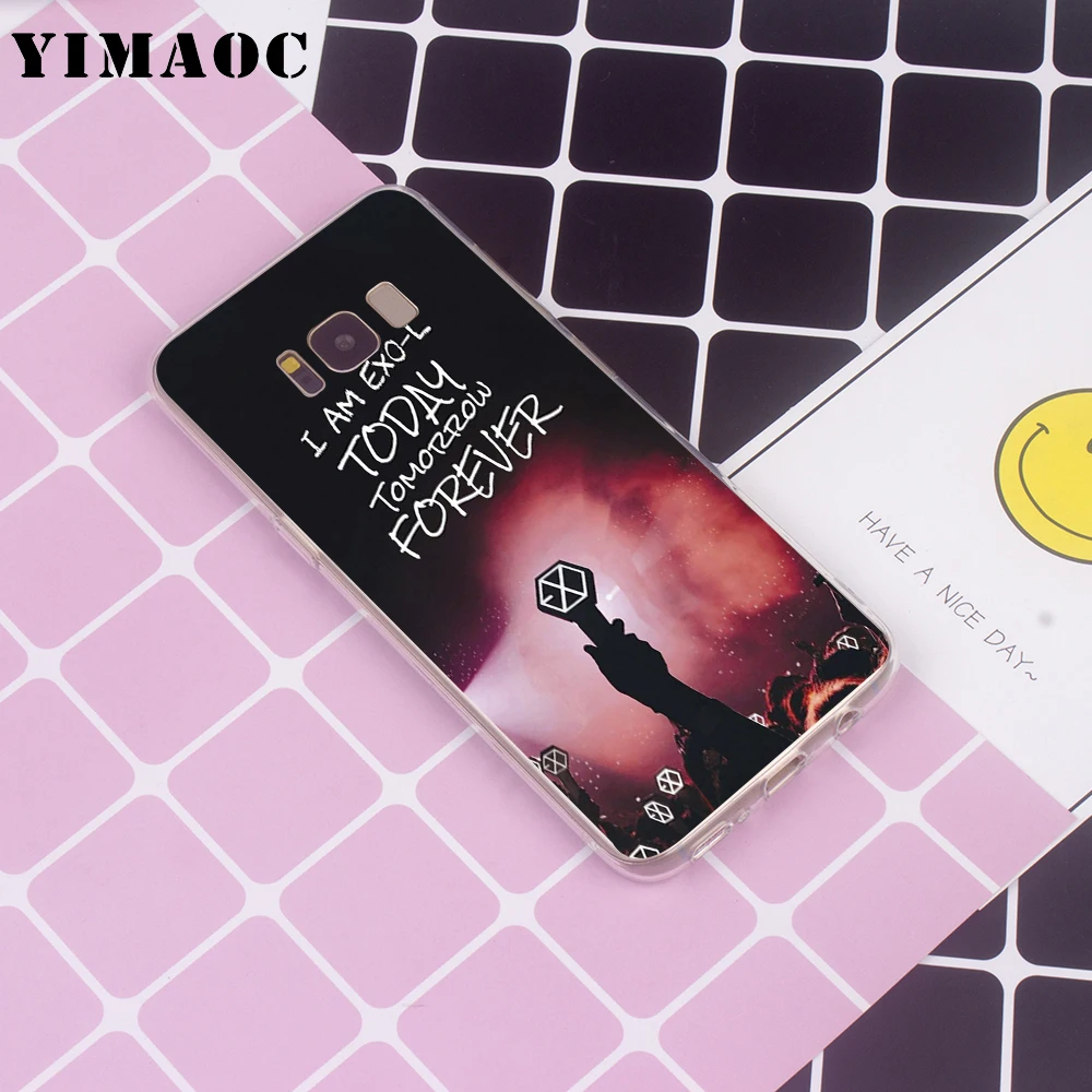 YIMAOC EXO THE EVE for Samsung Galaxy A10 A20 A30 A40 A50 A70 A2 J4 J6 J7 J8 Core Duo Note 10 Plus Soft Case |