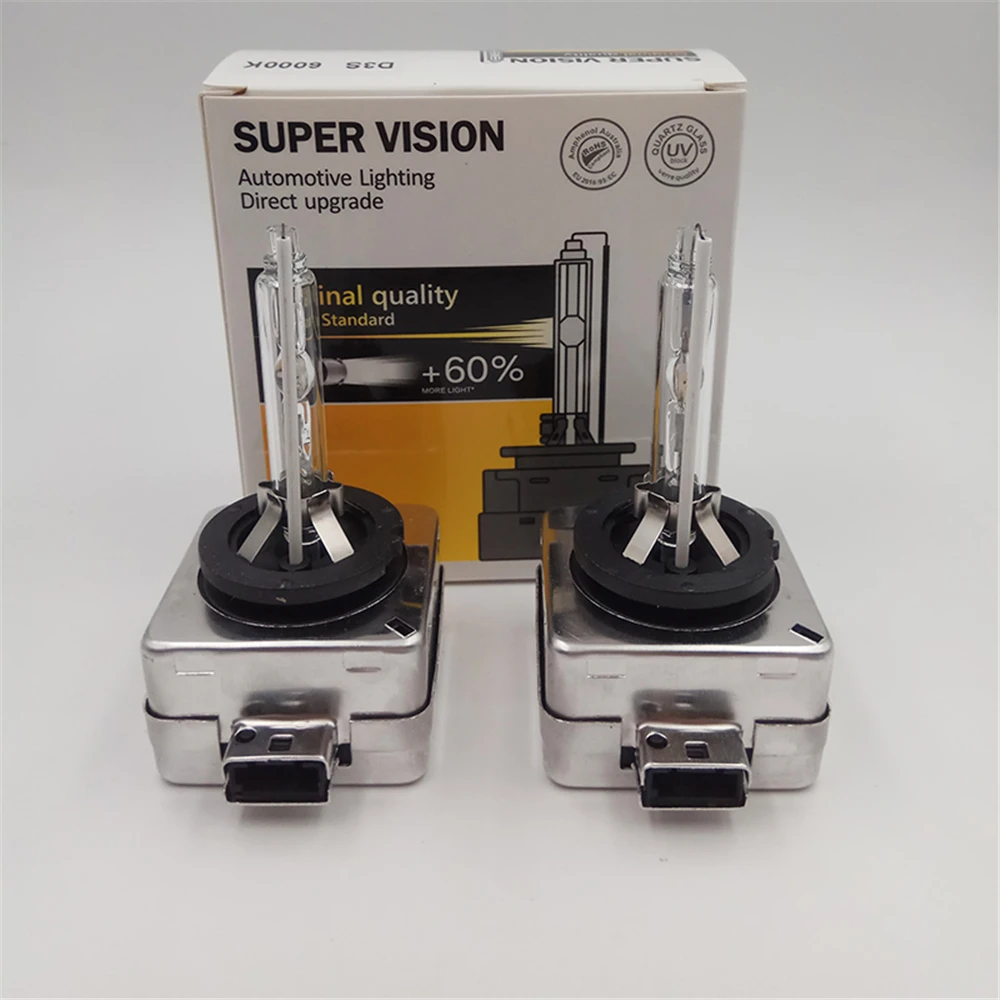 2PCS D1 D2 D3 D4 HID Bulb CBI xenon headlight bulb D1S D2S D3S D4S D2C D1R D2R D3R D4R headlamp 4300K 6000K 8000K 10000K | Автомобили и
