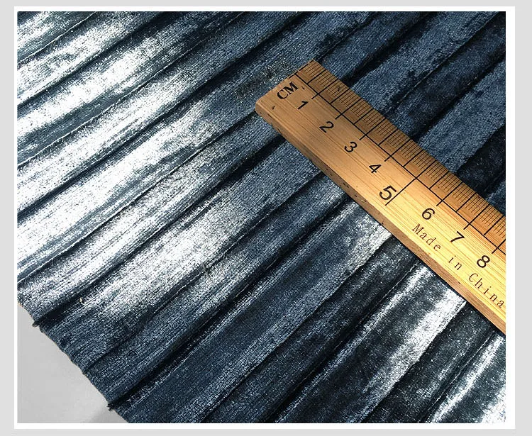 Сплошной цвет DIY Большая плиссированная Золотая Бархатная ткань для осени и зимы