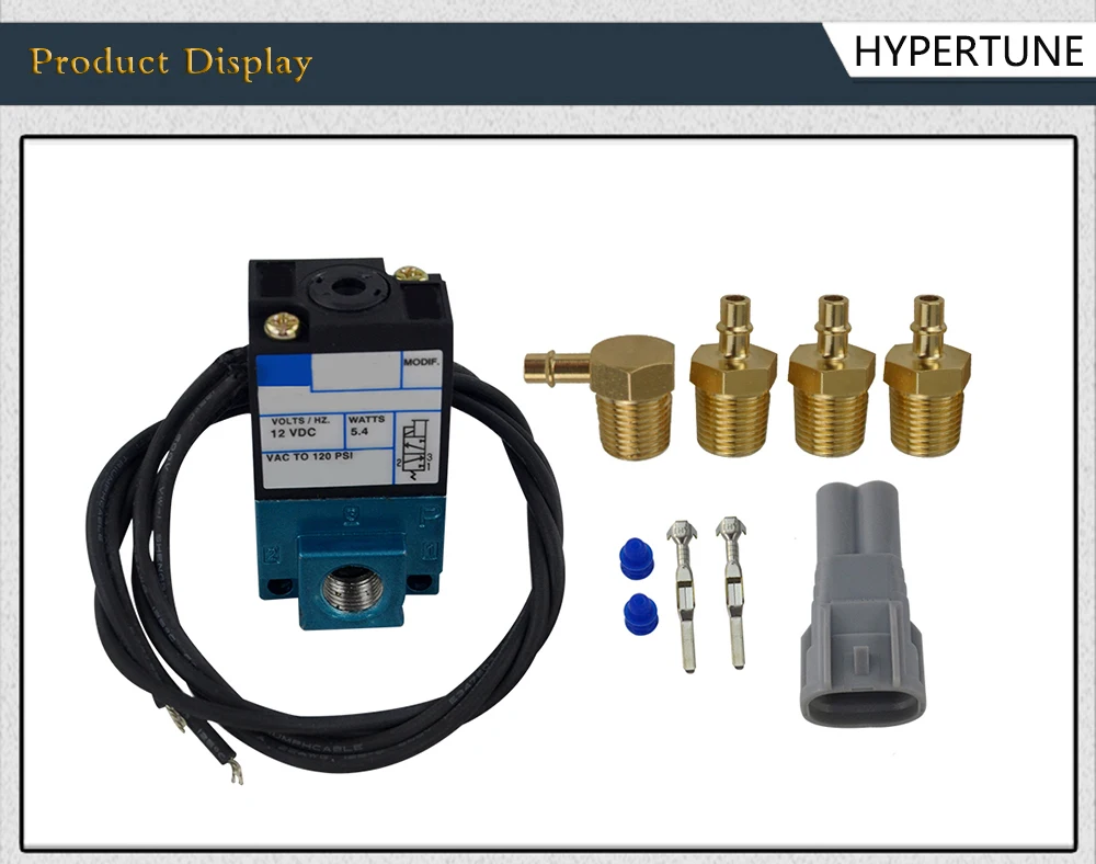 Hypertune-3 Порты и разъёмы электронный импульс Управление электромагнитный клапан 35A-ACA-DDBA-1BA с латунный глушитель HT-ECU00