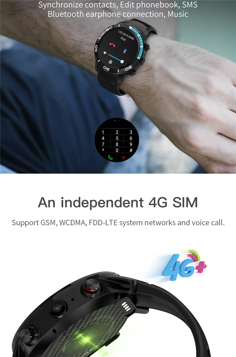 4G Смарт часы для мужчин Android система вызова часы Поддержка SIM GPS Wi-Fi камера спортивные Смарт часы для Apple samsung huawei Xiaomi телефон