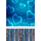 Фотофоны в стиле ретро с изображением деревянного пола синего цвета для студийной детской фотосъемки, портрета, фоновые фотографии боке