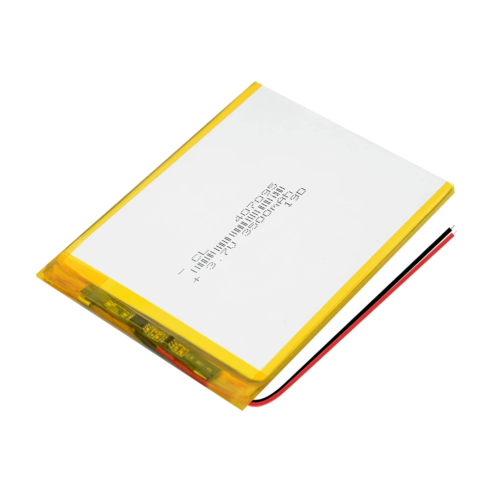 Литий полимерный литий аккумуляторная батарея 1/2/4 шт. 407095 3 7 V 3500MAH для MP3 gps