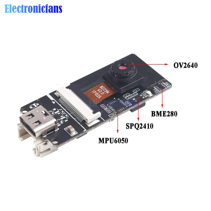 Модуль Wi Fi ESP32 проектор камеры OV2640 2 МП Тип C CP2104 макетная плата USB TTL 3D антенна для