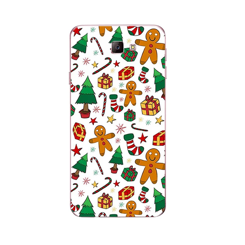 Чехлы на заказ для Samsung Galaxy J5 Prime/J7 Prime J2 Shell J3 2016 2017 J3109 Мягкий ТПУ Рождественский